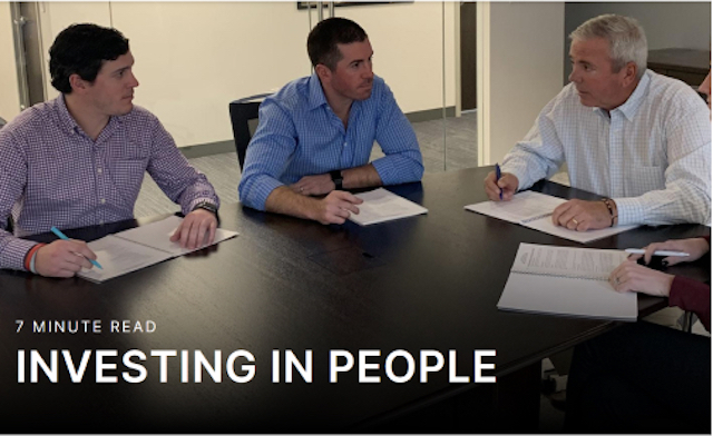 cover image for news article Investing in People PINP