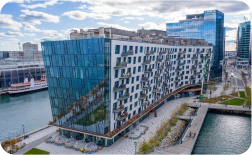 outside view of residental building