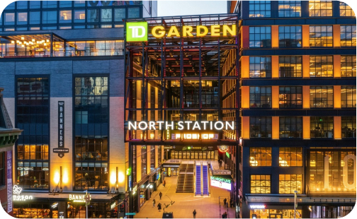 outside view of resturant and retail space