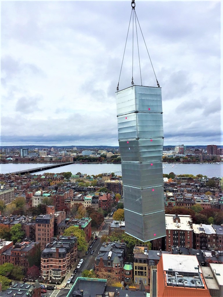 ductwork on crane