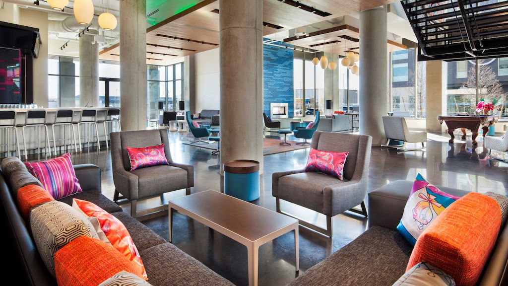 inner view of alot hotel lobby