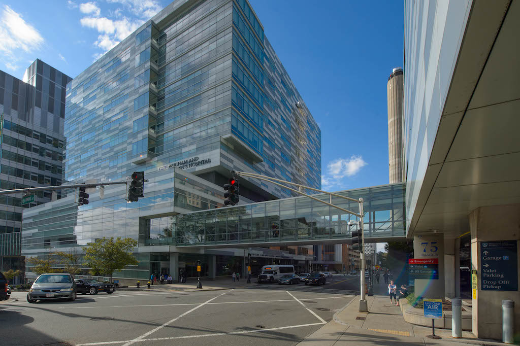 photo of outside Brigham & Women’s Building for Transformative Medicine building