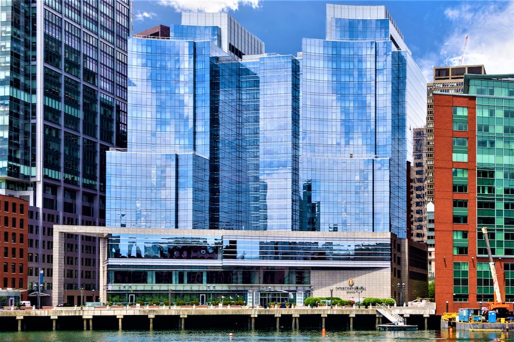 outside overlooking the intercontinental building