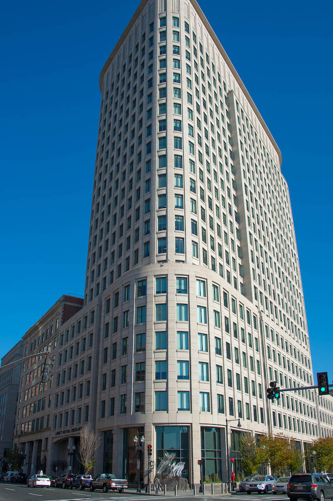 outside of liberty mutual headquarters in boston