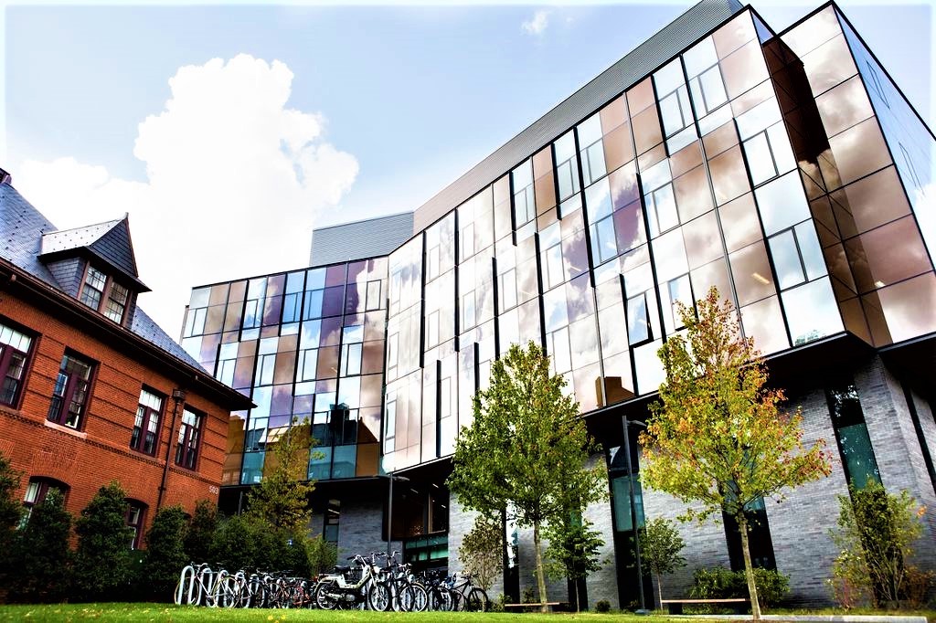 outside of Tufts University Science & Engineering Complex building
