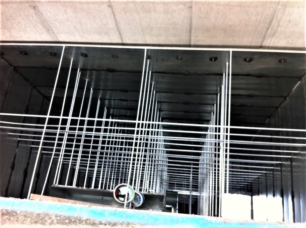 inside of large ductwork