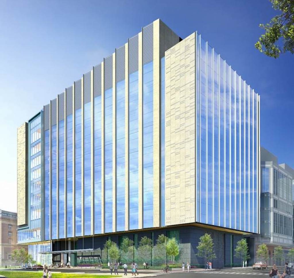 outside of The Klarman Building at Beth Israel Deaconess Medical Center (BIDMC) building