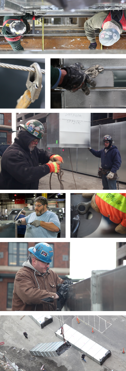 collage of safety photos