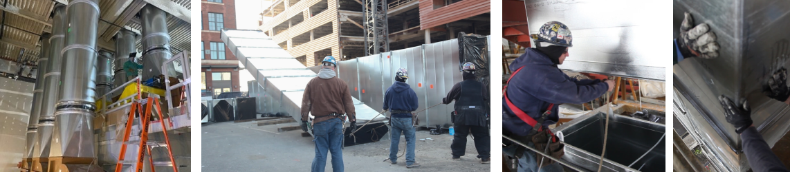 collage of installation photos 